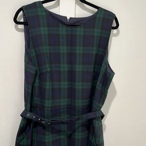 J.Crew Plaid Sheath